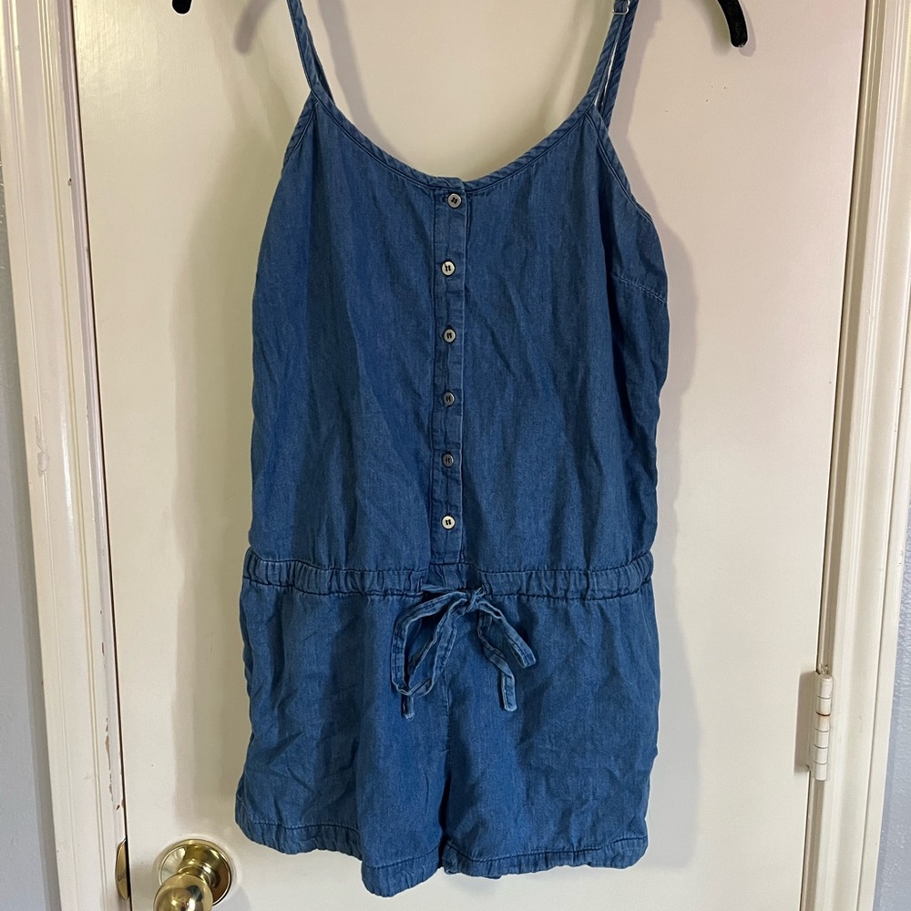 denim romper